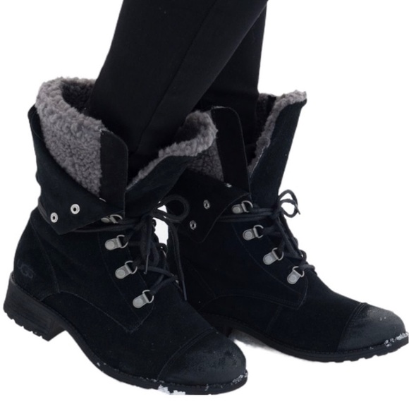 Ugg womens gradin boots black sales